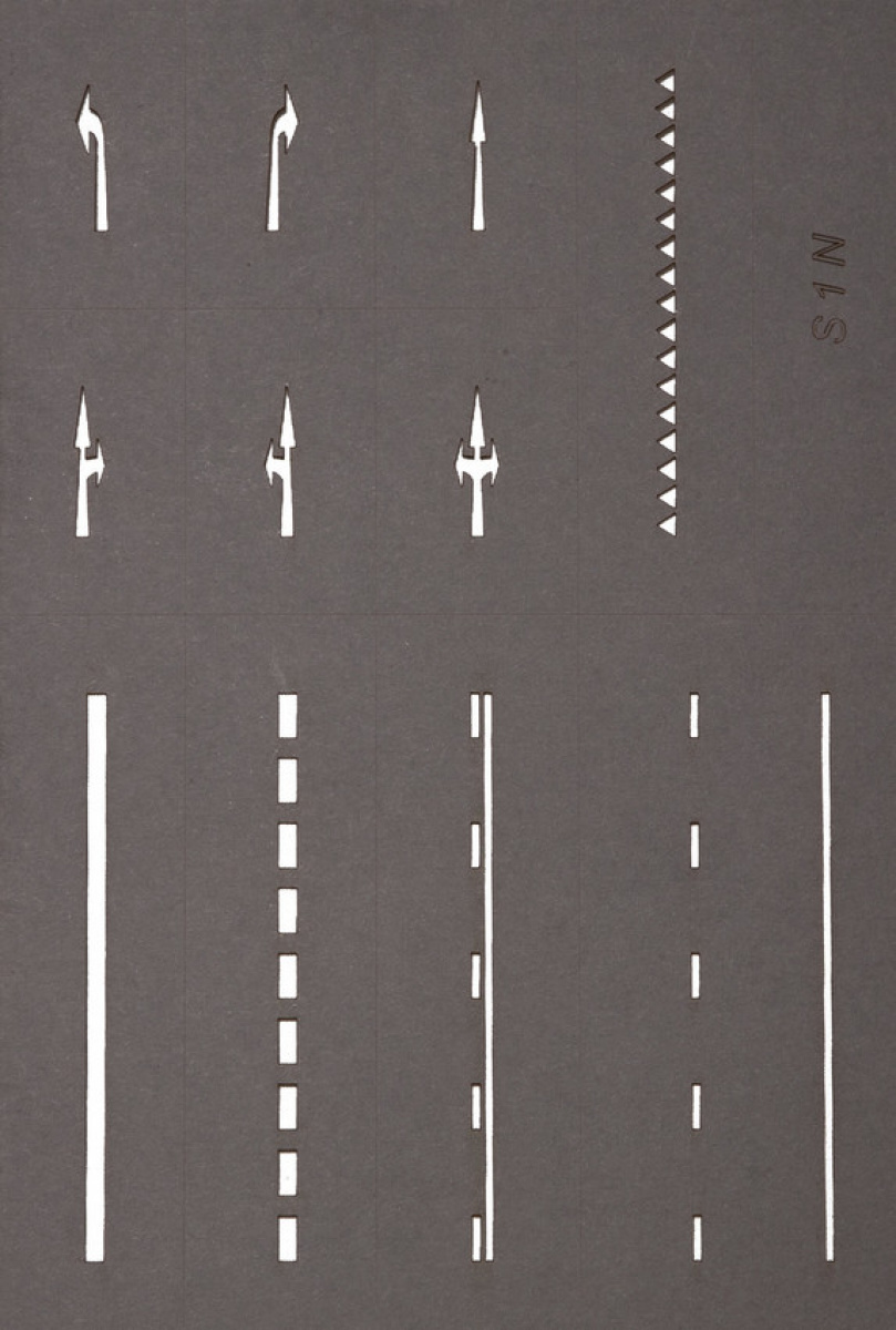 NOCH 34240 N Straßenmarkierungs-Schablonen