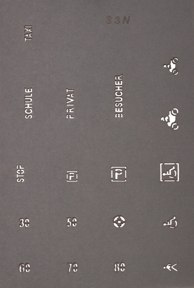 NOCH 34240 N Straßenmarkierungs-Schablonen