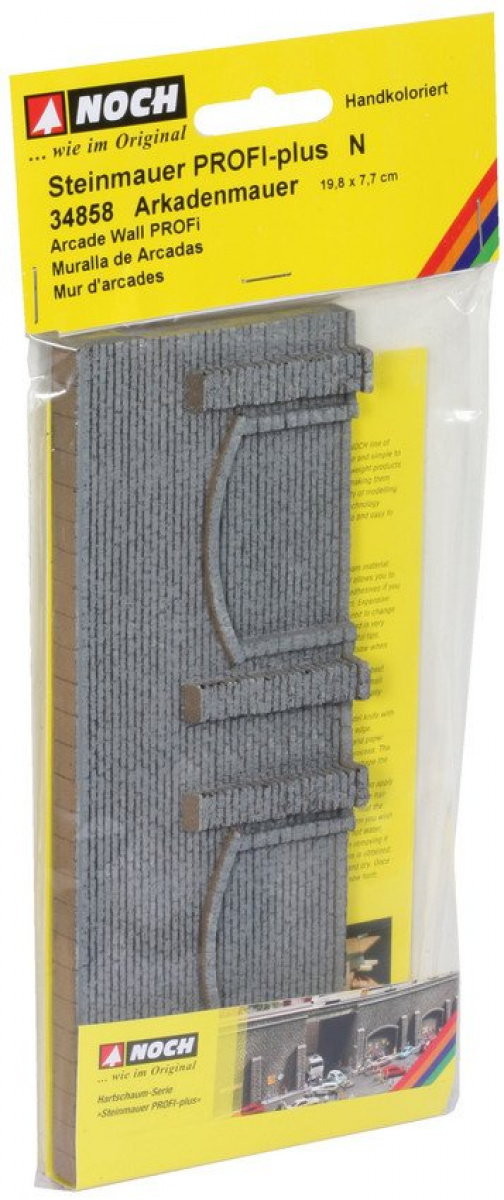NOCH 34858 N »Steinmauer« Arkadenmauer