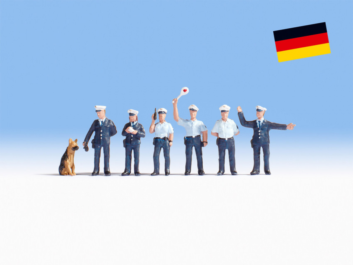 NOCH 36091 N Polizisten (blaue Uniform)