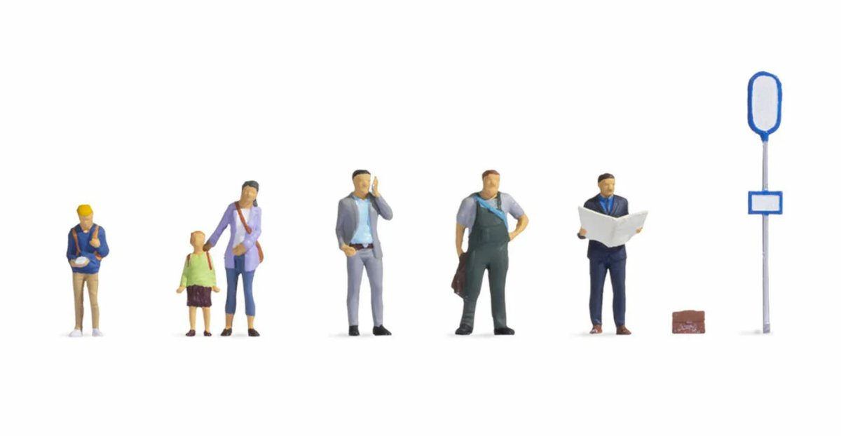 NOCH 36246 N An der Bushaltestelle