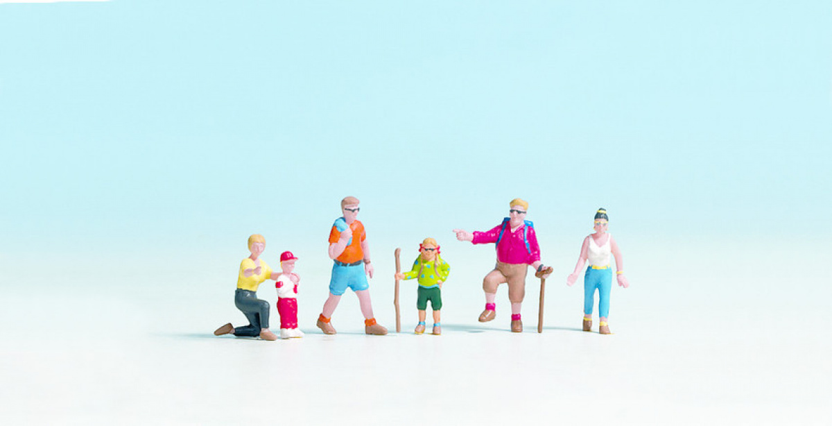 NOCH 36870 N Wanderer, 6 Figuren