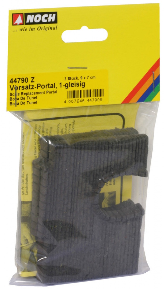 NOCH 44790 Z Vorsatz-Portal, 1-gleisig, 9x7 cm (2 Stück)