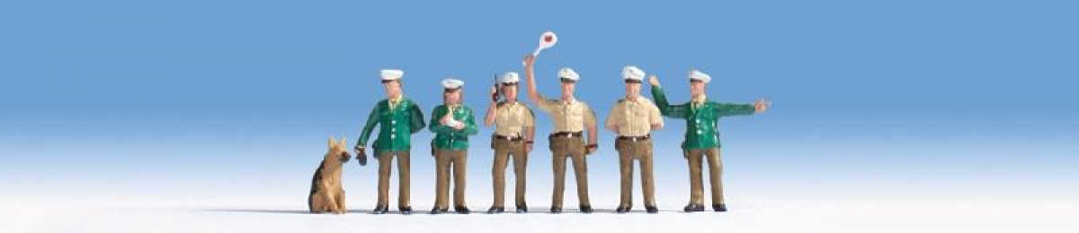 NOCH 45090 TT Polizisten, 6 Figuren + Zubehör