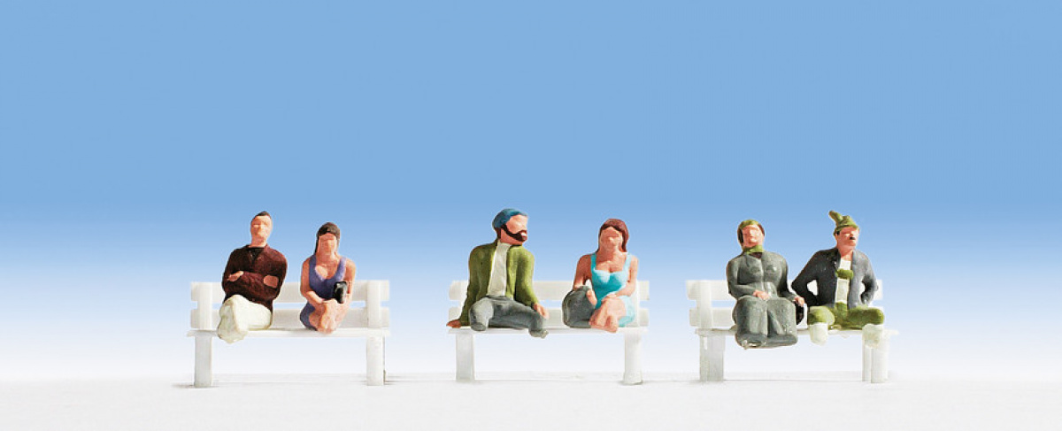 NOCH 45241 TT Fahrgäste (ohne Beine, ohne Bänke)