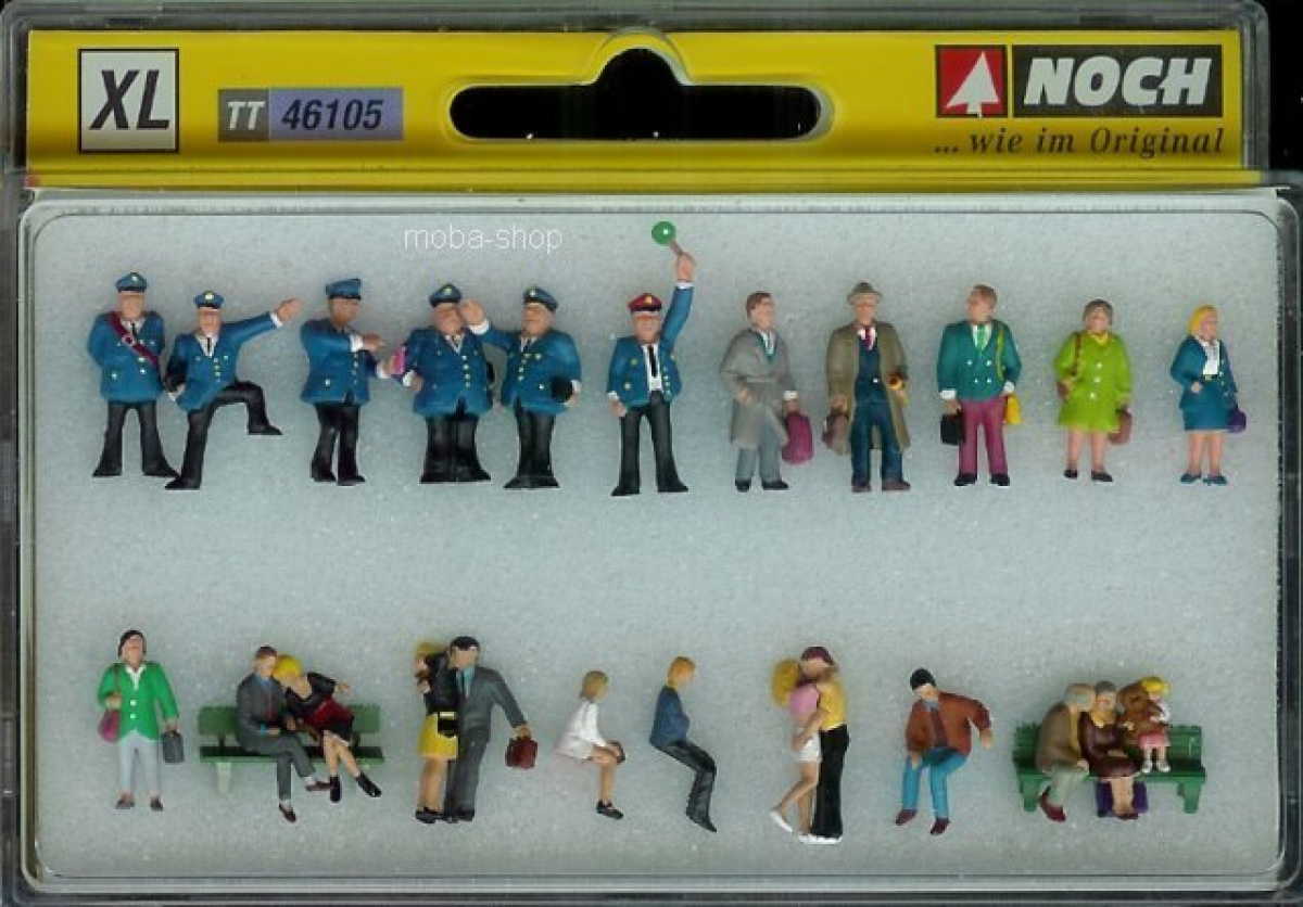 NOCH 46105 TT Auf dem Bahnsteig XL-Pack
