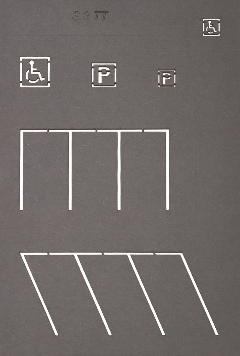 NOCH 48600 TT Straßenmarkierungs-Schablonen