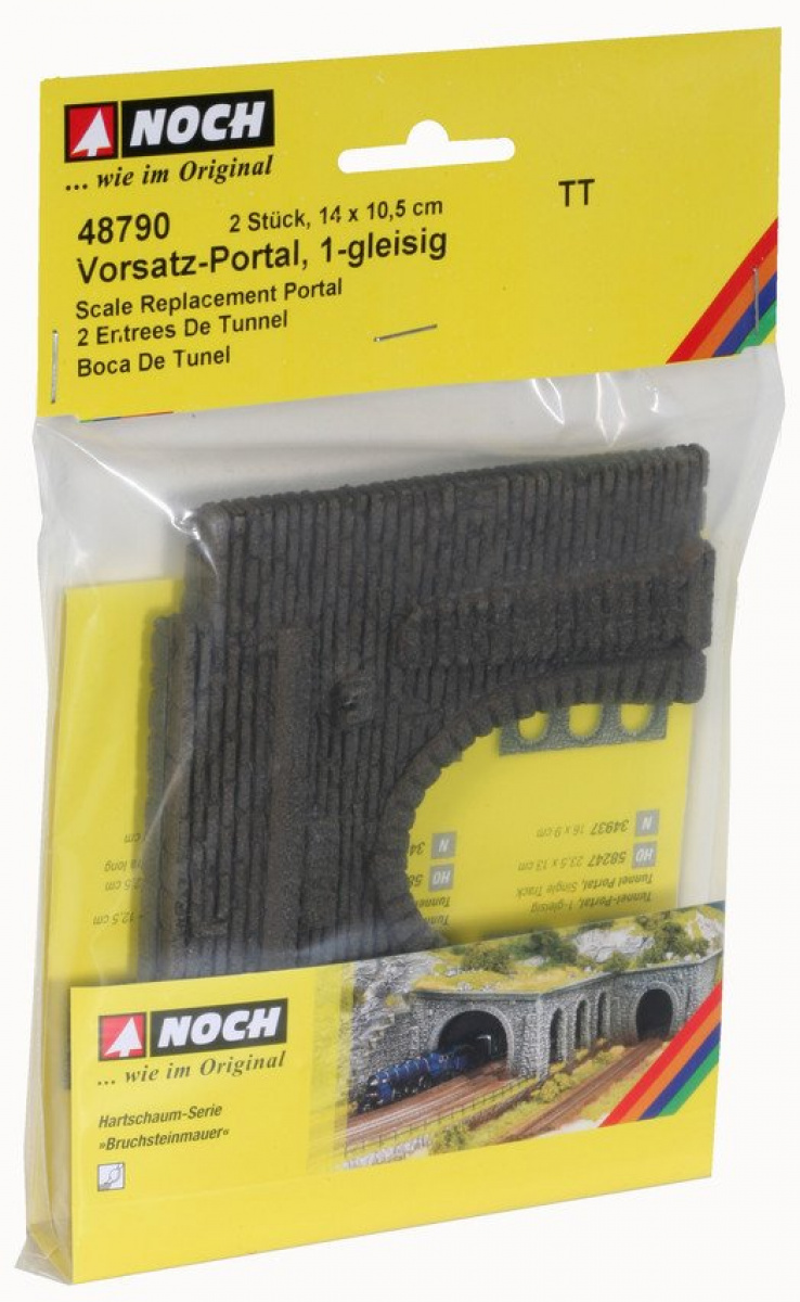 NOCH 48790 TT Vorsatz-Portal 1-gleisig