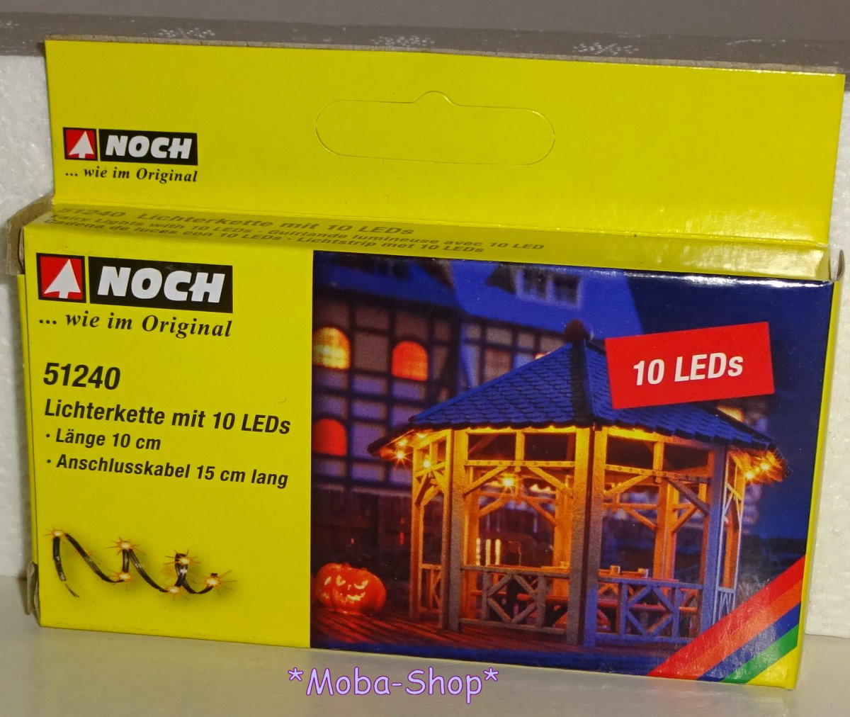 NOCH 51240 Lichterkette mit 10 LEDs