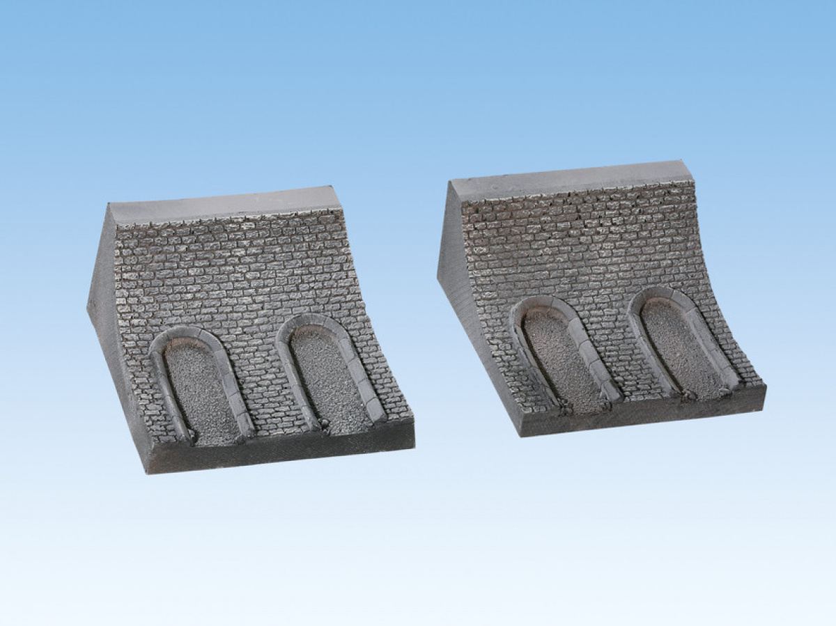 NOCH 58031 H0 Tunnelinnenwände gebogen (2 Stück)