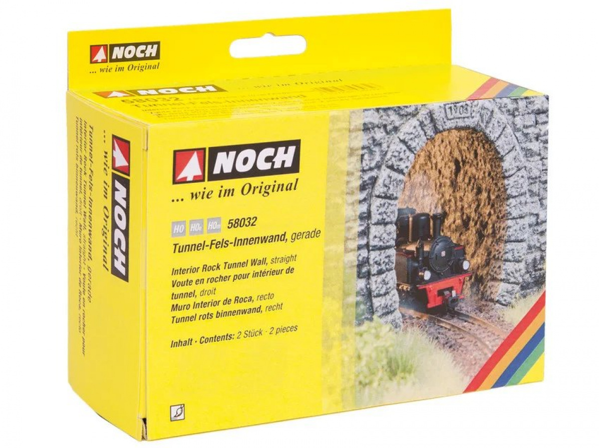 NOCH 58032 H0 Tunnel-Fels-Innenwand, gerade