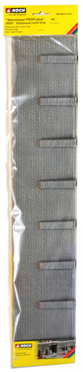NOCH 58057 H0 »Steinmauer« Stützmauer, extra-lang