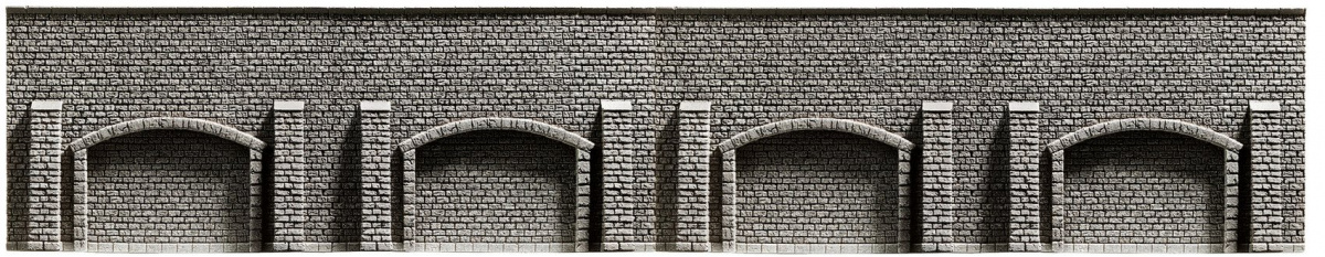 NOCH 58059 H0 »Steinmauer« Arkadenmauer, extra-lang