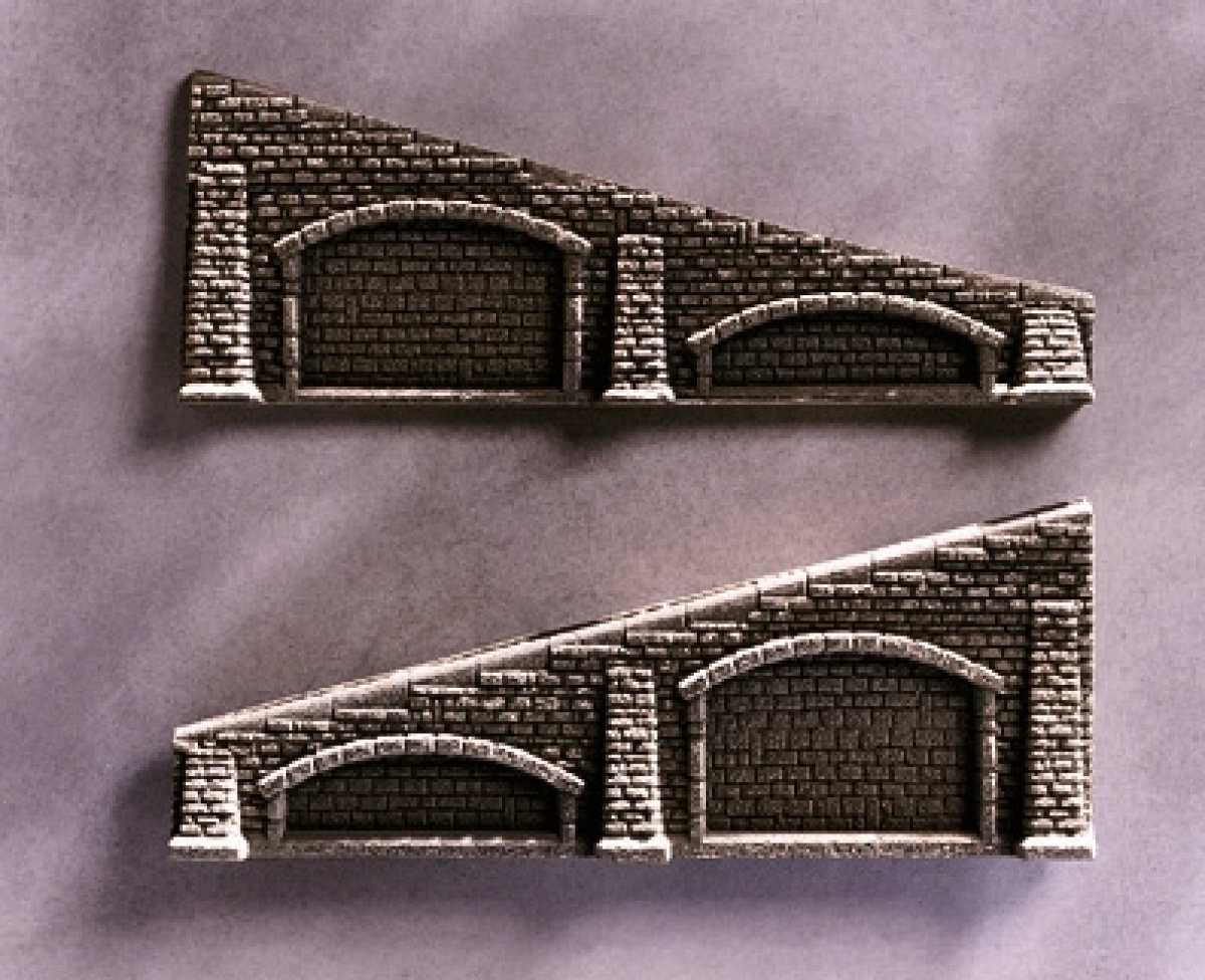 NOCH 58132 H0 »Steinmauer« Arkadenmauer, steigend, 1 Paar
