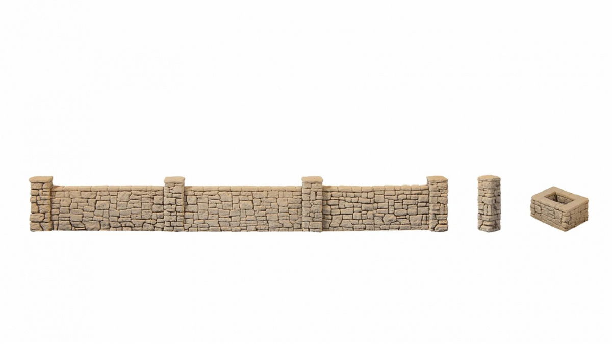 NOCH 58282 H0 Mauern aus Sandstein, 104cm