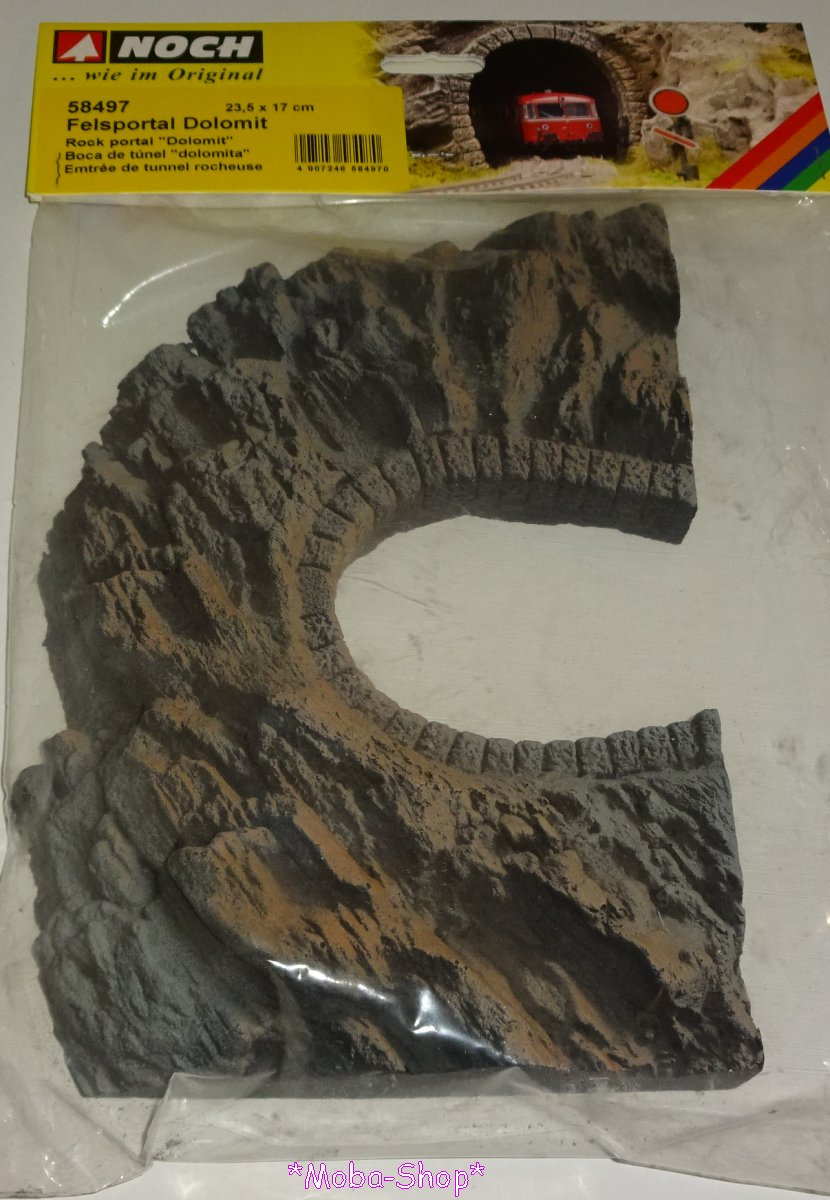 NOCH 58497 H0 Felsportal Dolomit, 1-gleisig