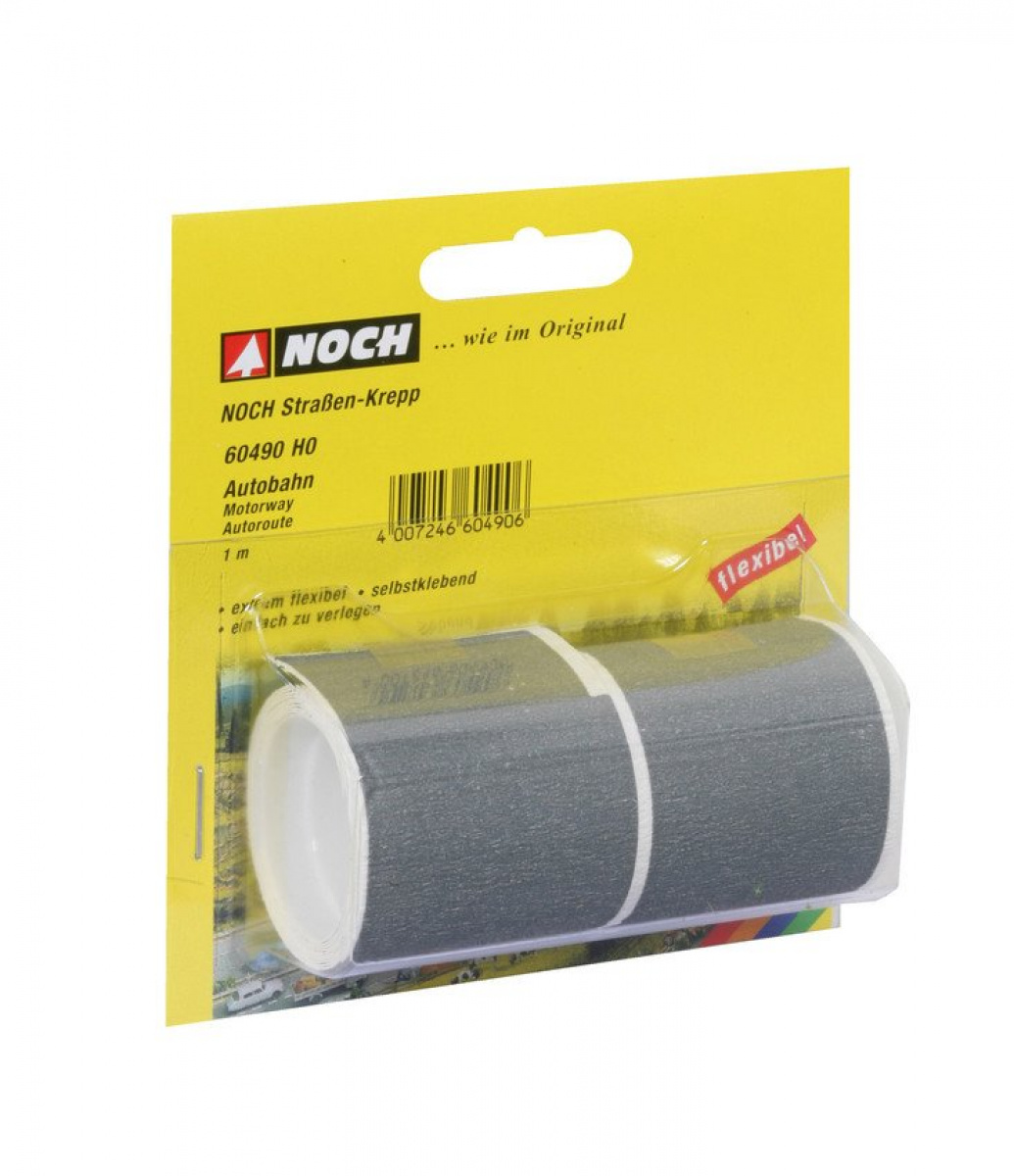 NOCH 60490 H0 Straßenkrepp Autobahn, 74 mm breit