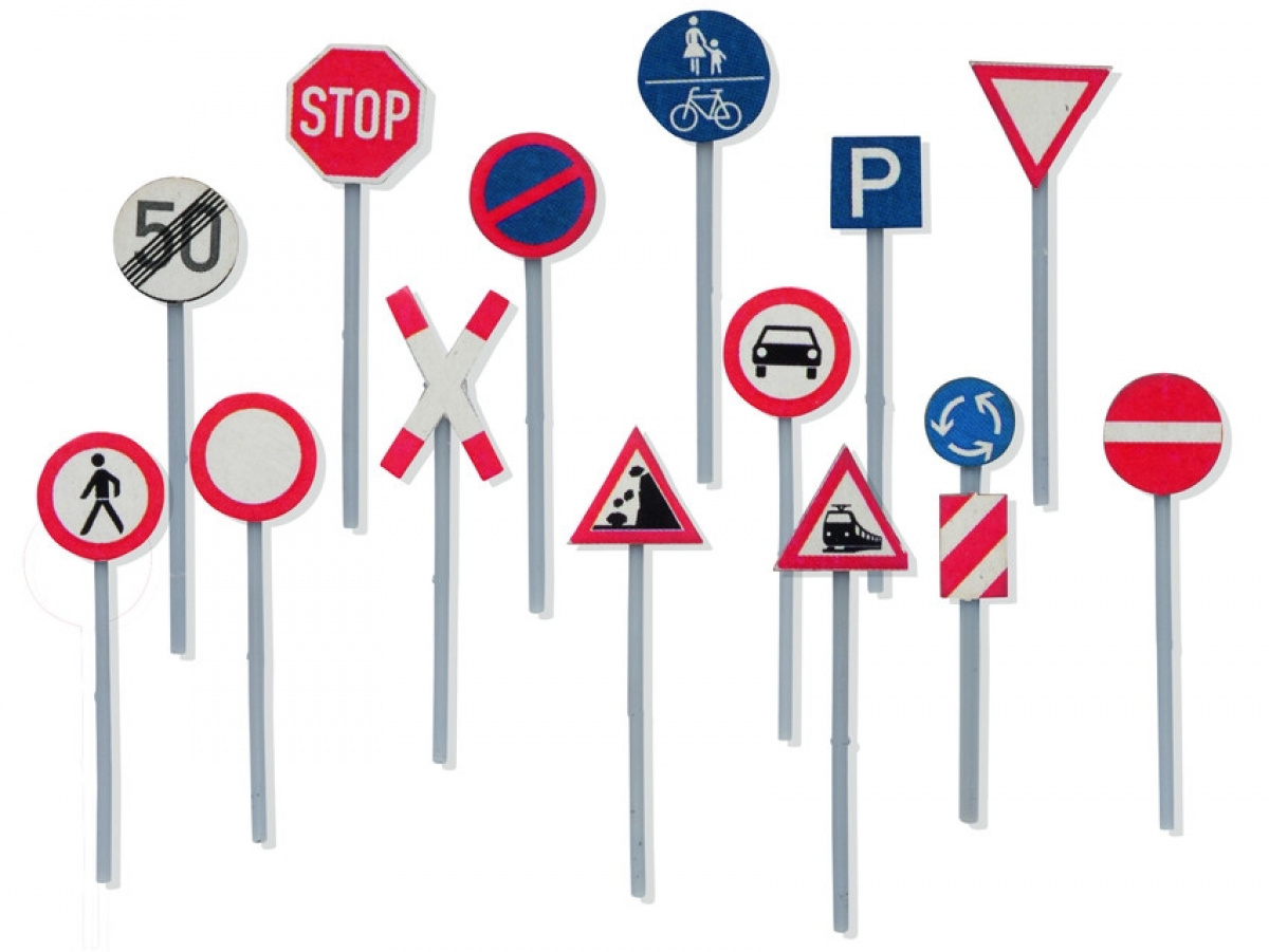 NOCH 60525 H0 Straßen-Deko-Set