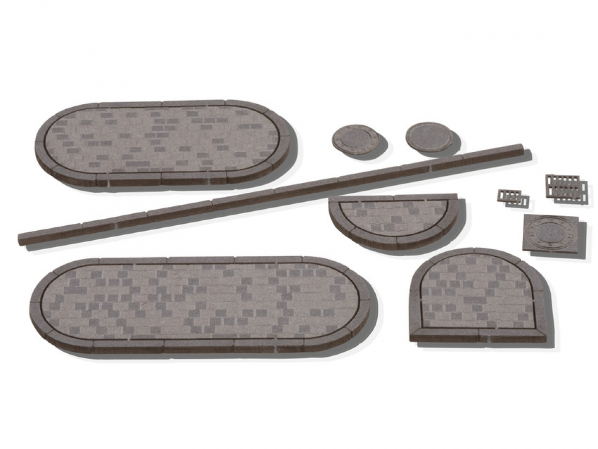 NOCH 60525 H0 Straßen-Deko-Set