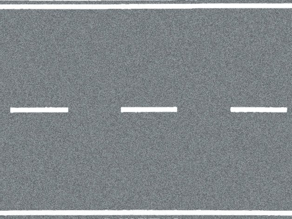 NOCH 60709 H0 Strassenfolie Landstrasse Grau