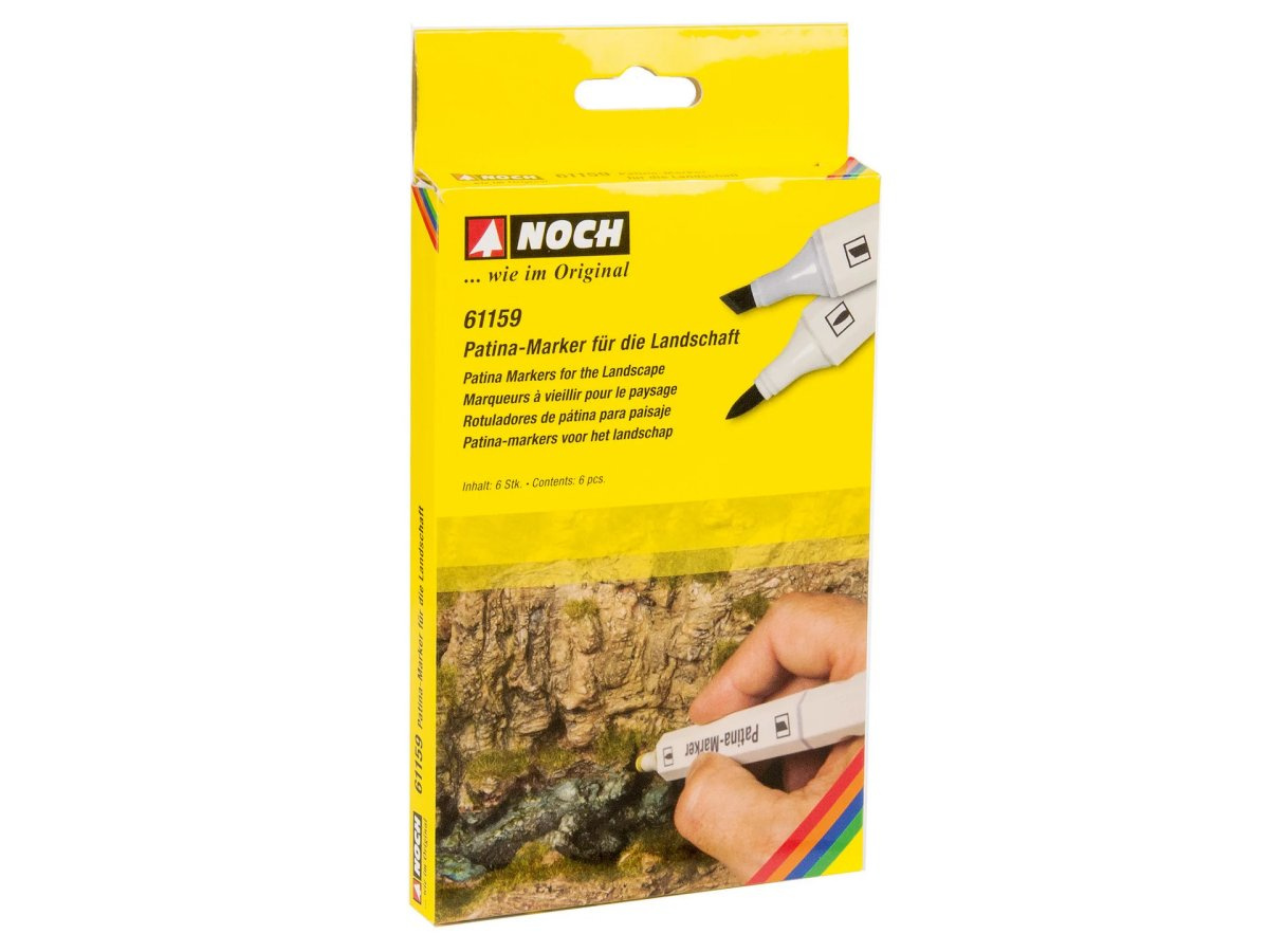 NOCH 61159 Patina-Marker für die Landschaft (6 Stück)