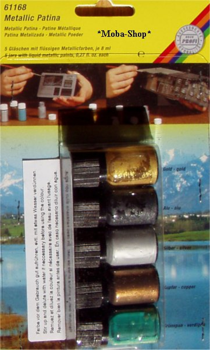 NOCH 61168 Metallic-Patina 5x 8ml