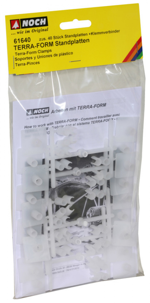 NOCH 61640 TERRA-FORM Standplatten (40 Teile)