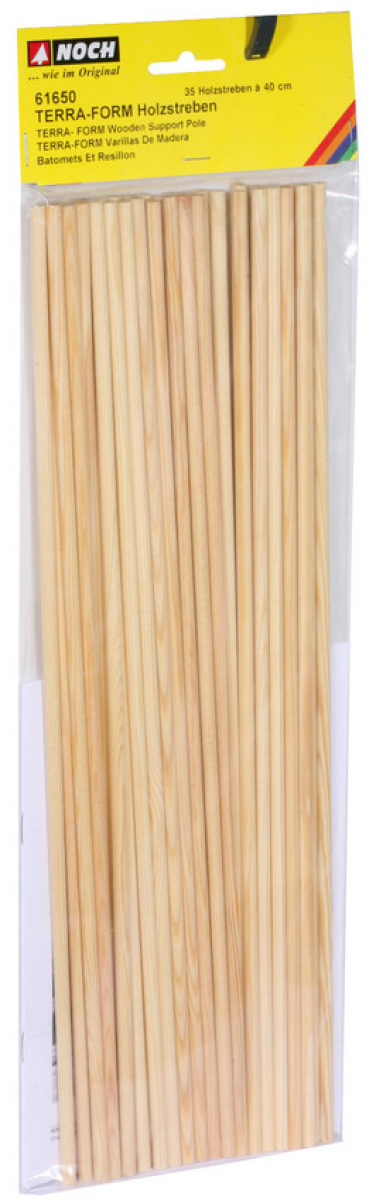 NOCH 61650 TERRA-FORM Holzstreben (35 Stück)