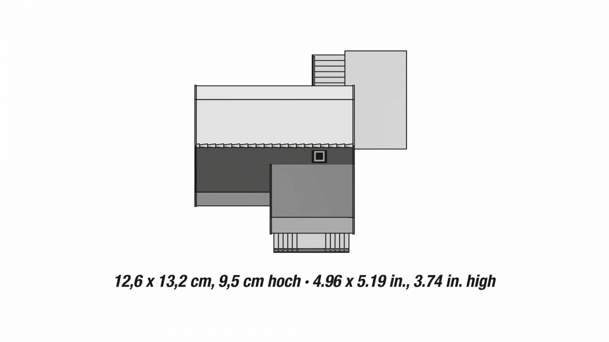 NOCH 66606 H0 LC »Siedlungshaus mit Garage«