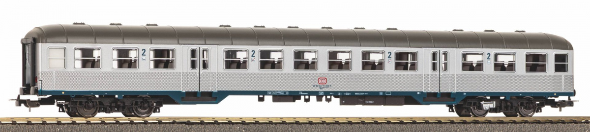 PIKO 23603 H0 Nahverkehrswagen »Silberling«, 2.Kl., DB, Ep. IV