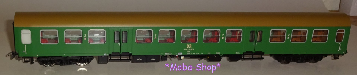 PIKO 28003 H0 Halberstädter Mitteleinstiegswagen 2. Klasse, DR