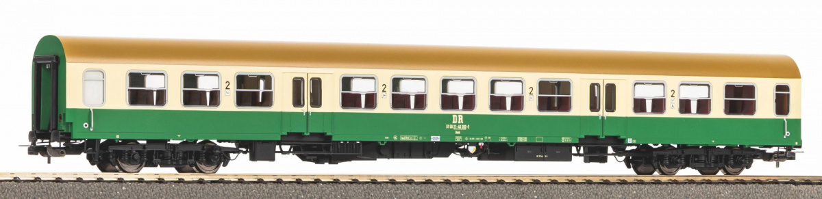 PIKO 28004 H0 Halberstädter Mitteleinstiegswagen 2. Klasse, DR