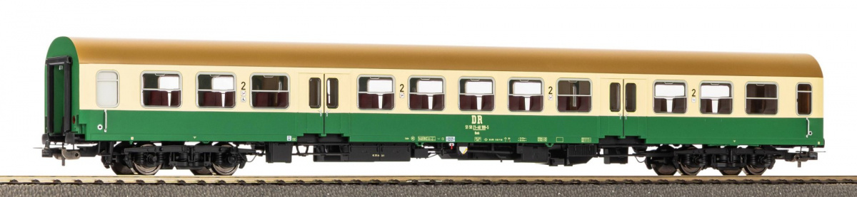 PIKO 28005 H0 Halberstädter Mitteleinstiegswagen 2. Klasse, DR