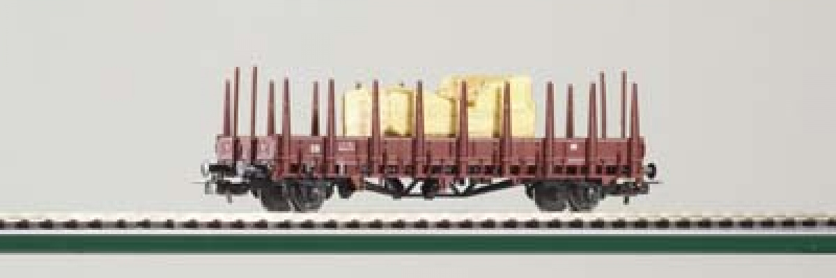 PIKO 54469 H0 Rungenwagen, DB, beladen mit Sandstein
