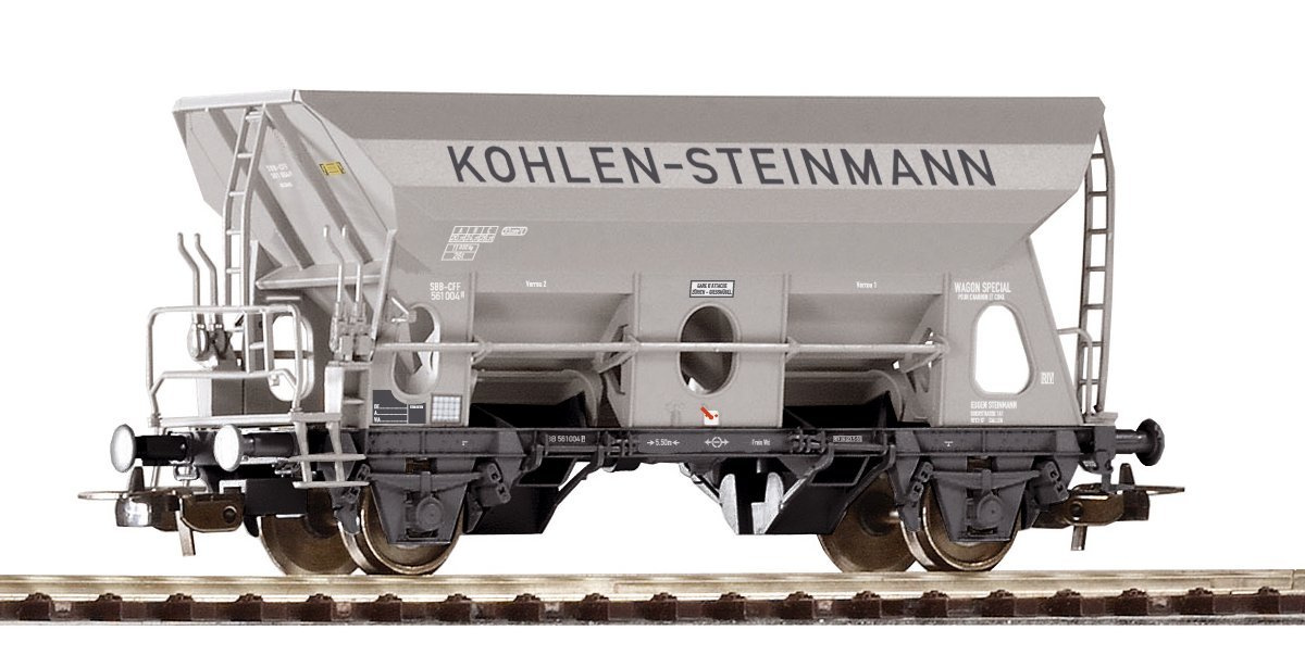 PIKO 54570 H0  Selbstentladewagen Fcs »Kohlen Steinmann«, SBB