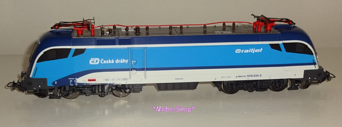 PIKO H0 E-Lok (BR182) Taurus, »Railjet«, Rh 1216, CD, (aus 57173-L)