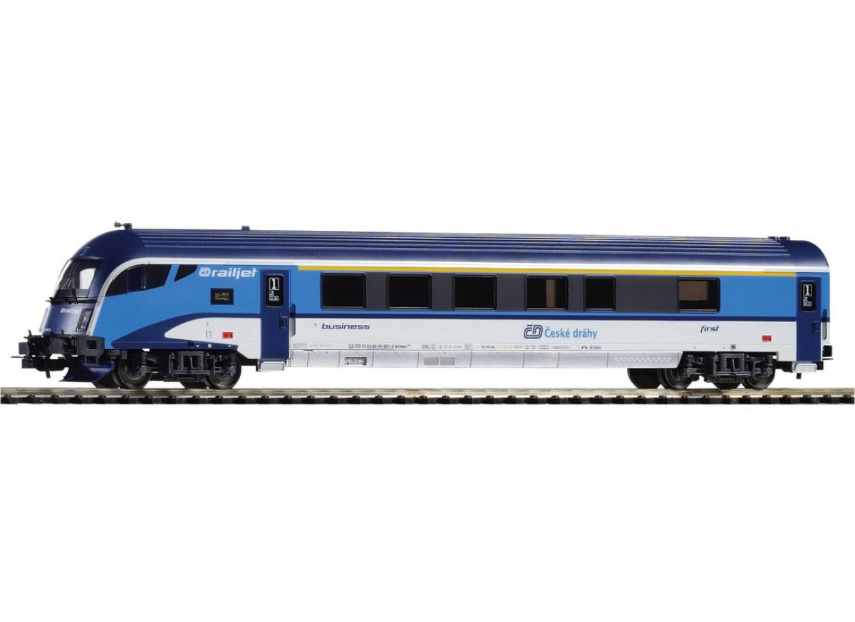 PIKO 57671 H0 Steuerwagen Railjet CD, mit Zugschlußbeleuchtung