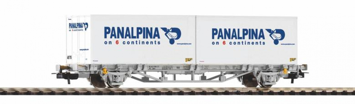 PIKO 57765 H0 Containertragwagen Lgs579 »Panalpina«, SBB