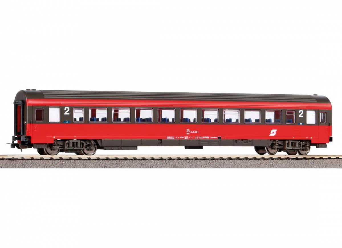 PIKO 58682 H0 IC Großraumwagen 2.Kl. Bmz, ÖBB