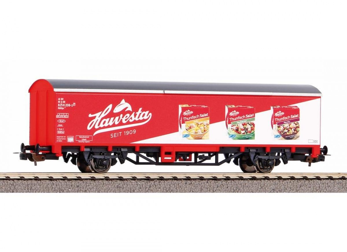 PIKO 58781 H0 Gedeckter Güterwagen »Hawesta-Fisch«, DB-AG