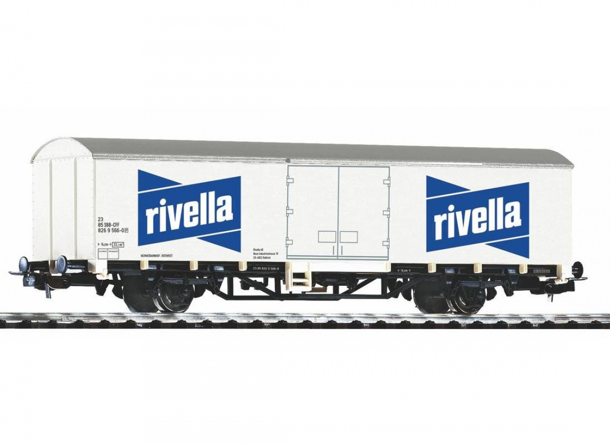 PIKO 58783 H0 Gedeckter Güterwagen »Rivella«, SBB