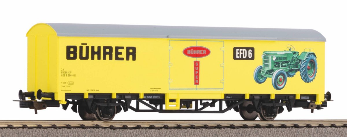PIKO 97159 H0 Gedeckter Güterwagen »Bührer«, SBB