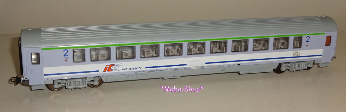 PIKO H0 Personenwagen »PKP INTERCITY«, 2.Kl., Ep. VI (wie 58662)