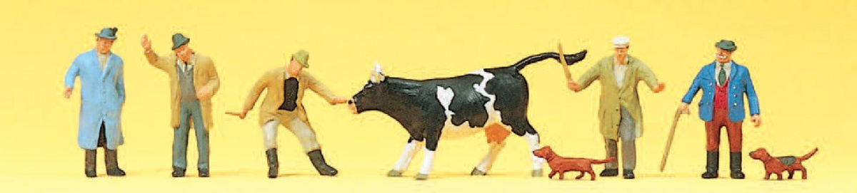 Preiser 10048 H0 Viehhandel