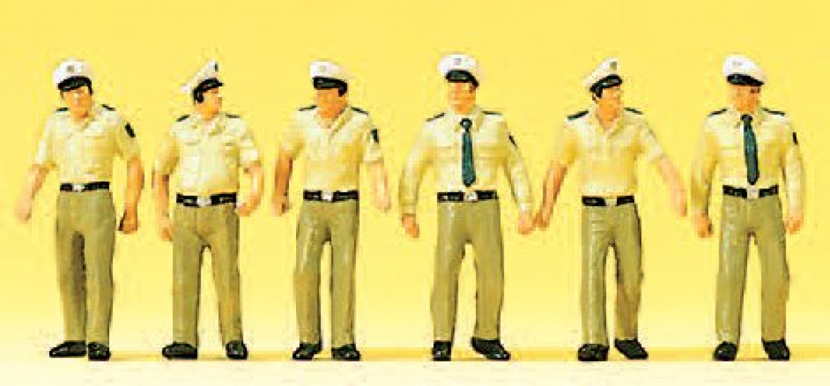 Preiser 10340 H0 Polizisten in Sommeruniform