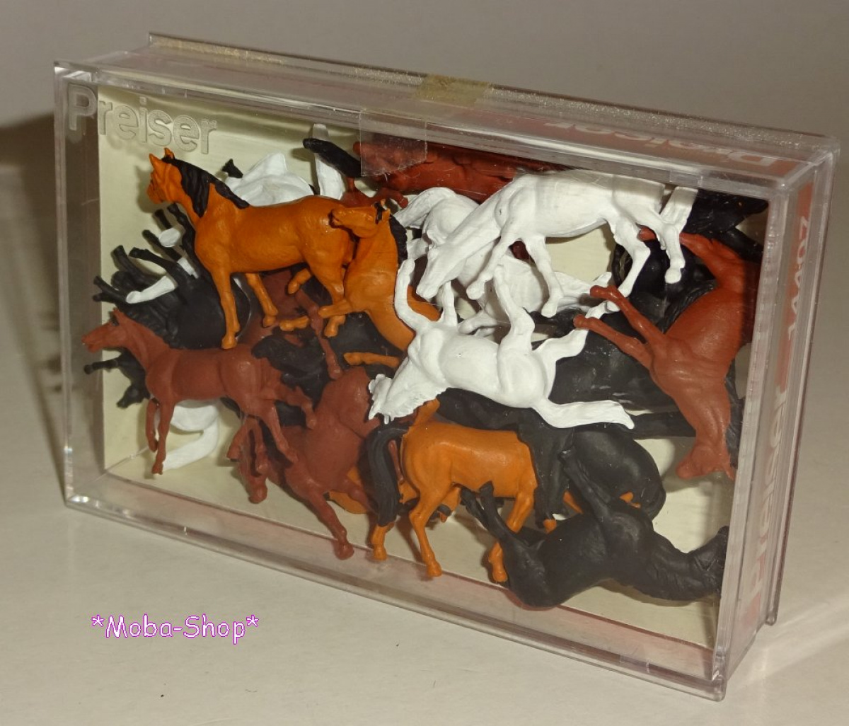 Preiser 14407 H0 Pferde, 26 Stück