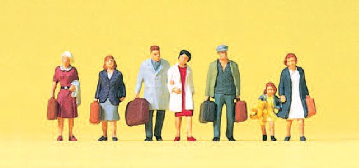 Preiser 75036 TT Gehende Reisende