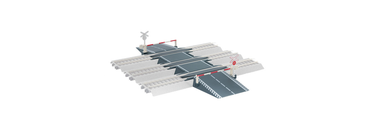 ROCO 40022 Bahnübergang (Bausatz) für ROCO LINE mit Bettung
