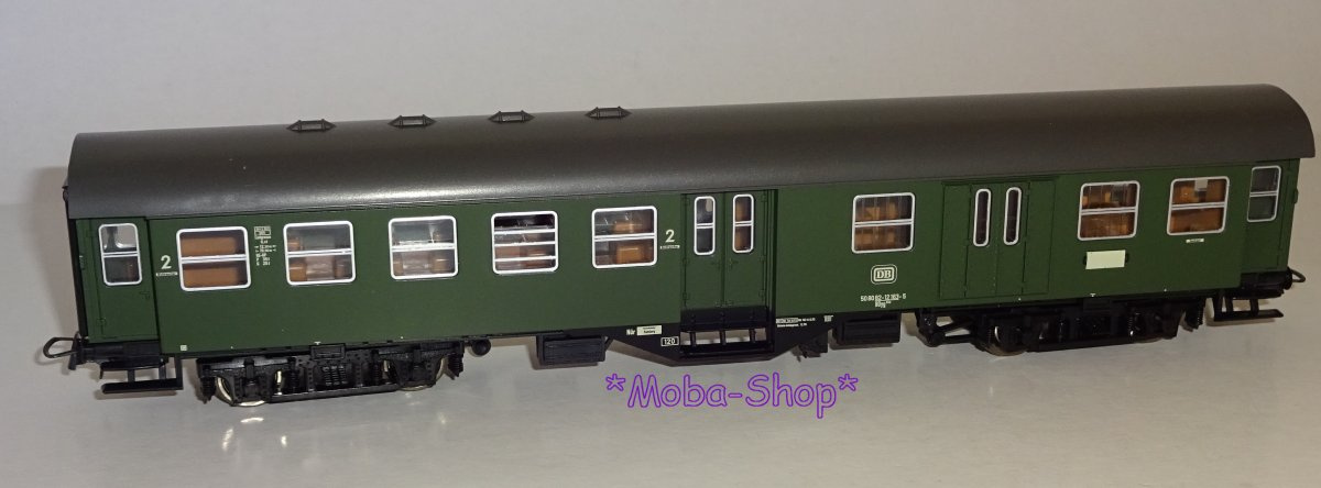ROCO H0 Personenwagen, 2.Kl. mit Gepäckabteil, DB, Ep. IV (aus 51295 Set)