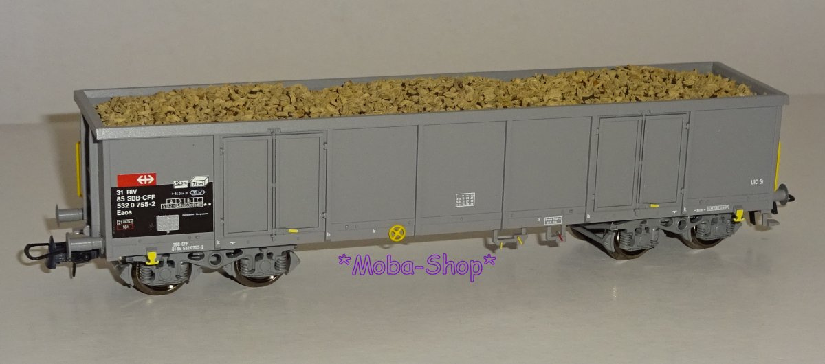 ROCO offener Güterwagen Eaos mit Rübenbeladung, SBB (aus 51296)